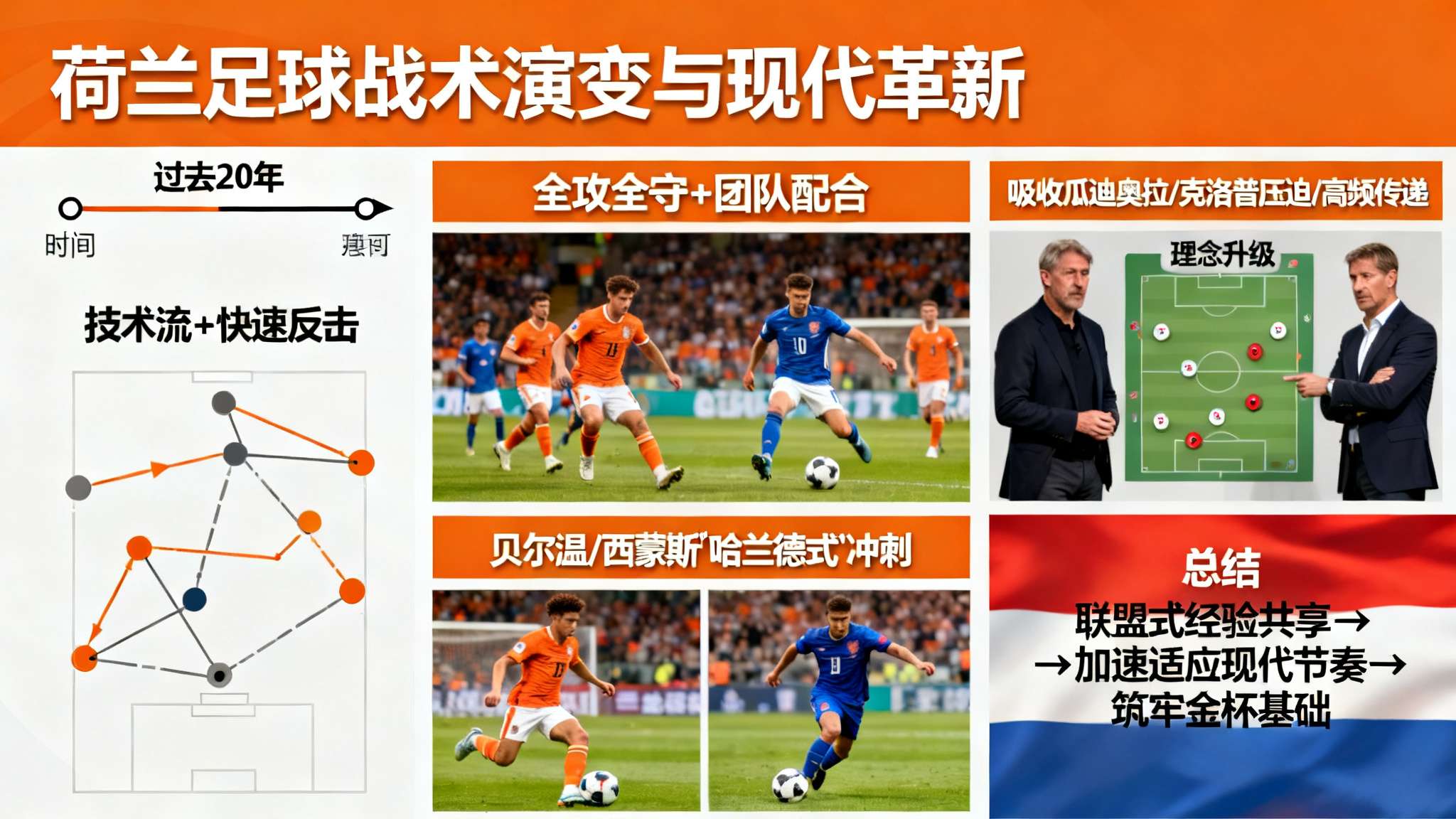 2026世界杯荷兰 纵观过去20年,荷 兰始终扮演着技术流与快速反击并重的重要角色。“全攻全守”和团